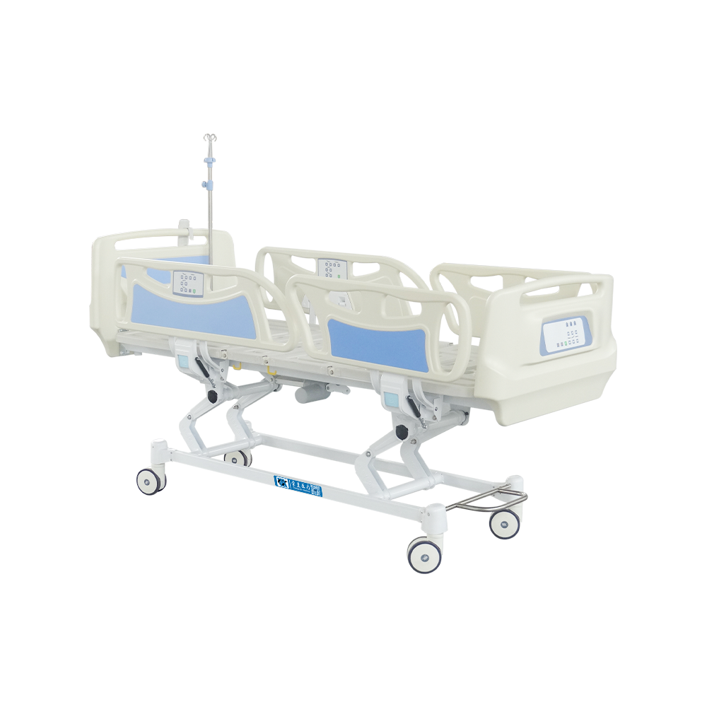 YC-E5638K(II) 新型集成护栏控制ICU重症监护病床