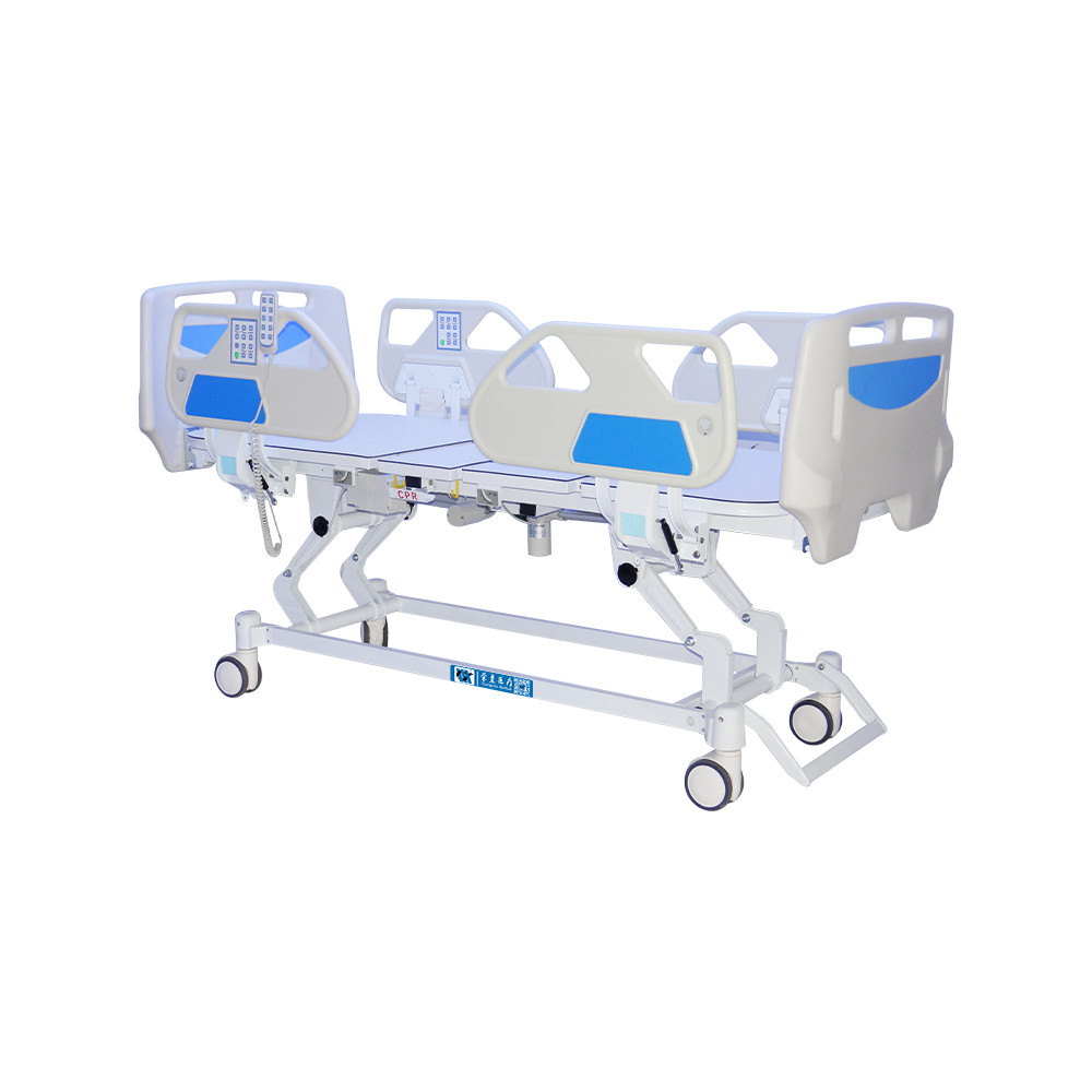 YC-E5638K(II) 新型集成护栏控制ICU重症监护病床