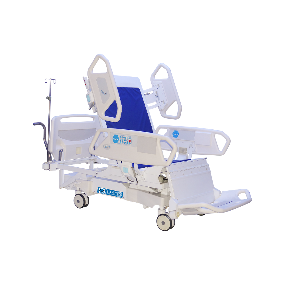 YC-E5638K(III) 带心脏体位调节电动ICU重症监护病床