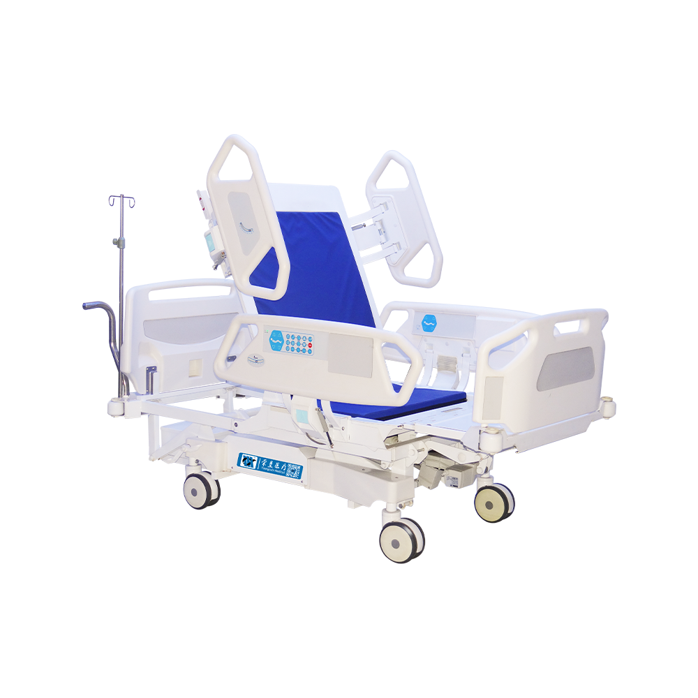 YC-E5638K(III) 带心脏体位调节电动ICU重症监护病床