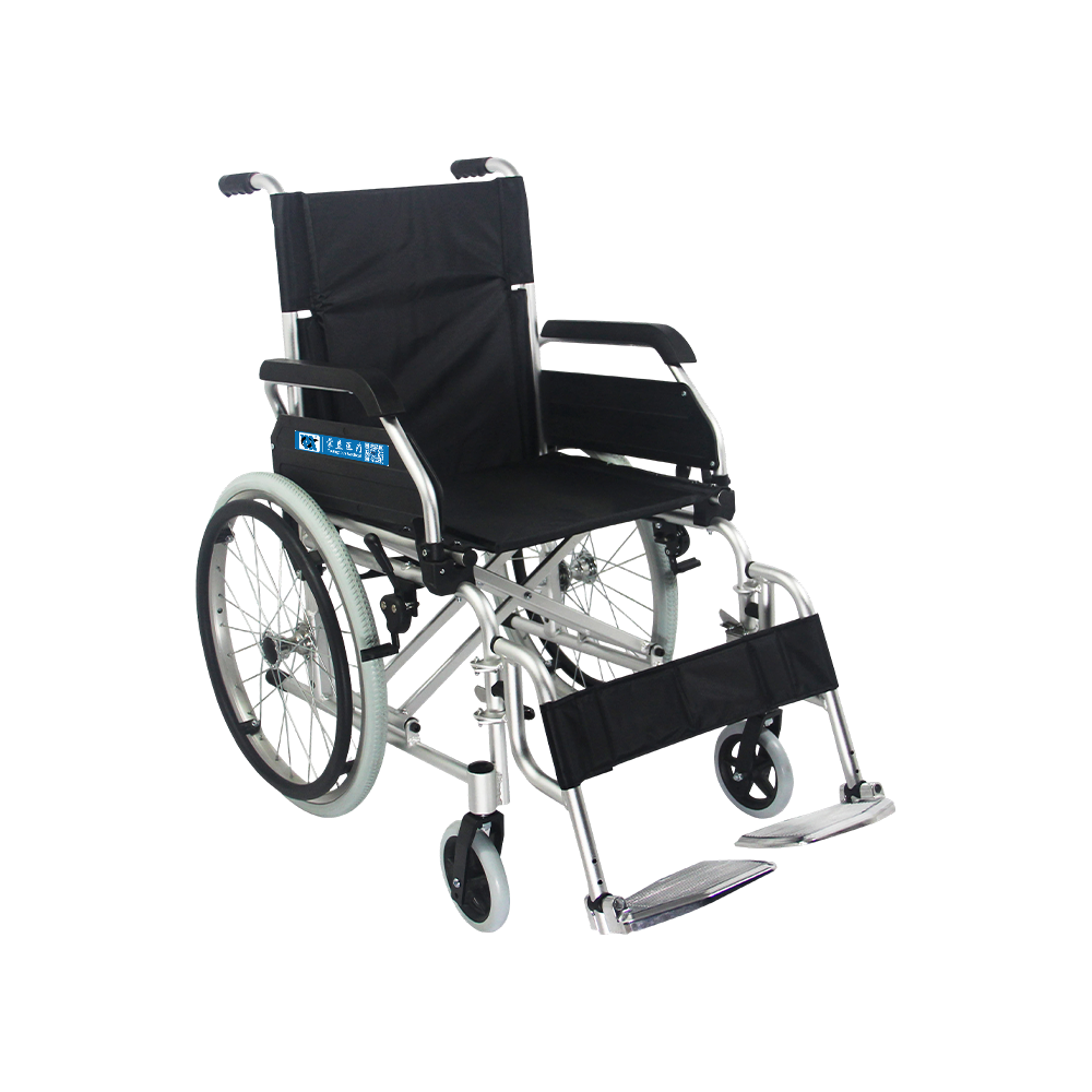 FY977LF1 轻便可折叠便携式医用铝合金手动轮椅